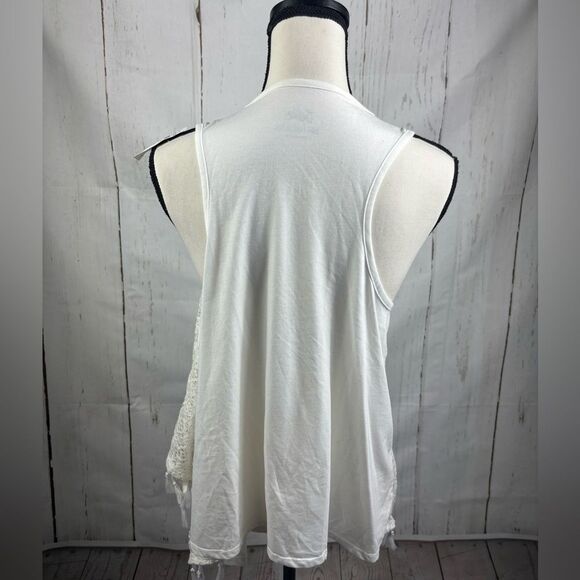 NWT Justice Boho Lace Vest Sleeveless Open Front Cardigan Tassels - Picture 7 of 12